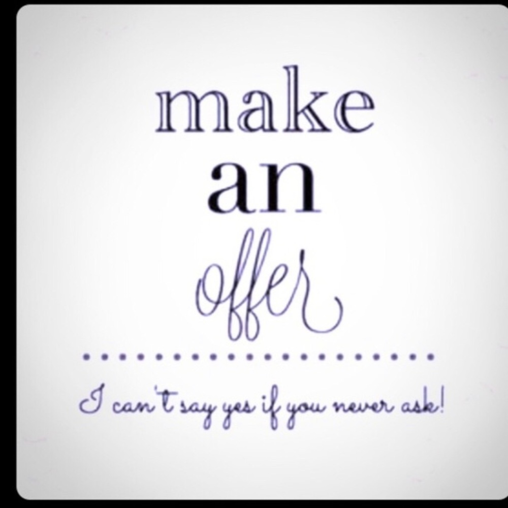 Make me an offer!! 😊